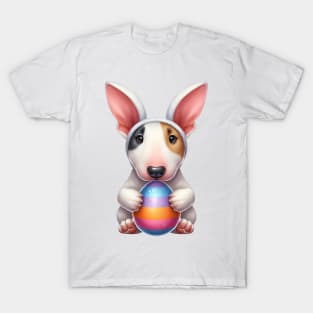 Easter Bull Terrier Dog T-Shirt